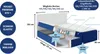GUTTO Boxspringbett SARA 200 x 200cm 2x Bettkasten TOPPER Produktbild-Vorschau 3