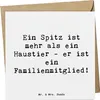 Mr. & Mrs. Panda Klappkarte Spruch Spitz Familienmitglied - Produktbild-Vorschau 1