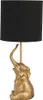 Clayre & Eef Tischlampe Elefant Ø 20x46 cm Goldfarbig Produktbild-Vorschau 5