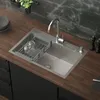 ML-Design Küchenspüle mit Ablaufgarnitur und Seifenspender, Produktbild-Vorschau 1