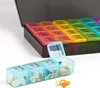 Tablettenbox voor 7 dagen, met grote compartimenten, zwart. Productafbeelding-voorbeeld 5