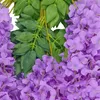 OKWISH 12 Pack künstliche Glyzinien Blumen, Girlande Produktbild-Vorschau 8