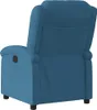 vidaXL Poltrona relax in velluto blu Anteprima dell’immagine prodotto 5