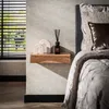 FURNLUX Plateau de table de chevet en acacia 40 cm (2 Voir les images du produit 2