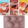 Extra große 5-fach-Halbkugel-Silikonform, 3 Packungen Produktbild-Vorschau 5