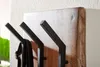 WOHNLING Design Wandgarderobe Akazie Massivholz / Metall Produktbild-Vorschau 4
