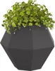 vidaXL Pflanzkübel Schwarz 75 x 75 x 60 cm Stahl Produktbild-Vorschau 3