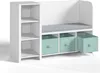 Kinderregal mit Sitzbank 'Høylandet' mit Kissen 76 x 112 x Produktbild-Vorschau 3
