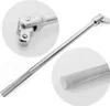 A chrome-plated breaker bar with two close-up insets showing the swivel head and the knurled handle. Anteprima dell’immagine prodotto