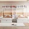 Merax Etagenbett Dreifach-Hochbett 140x220 & 90x200 cm, Produktbild-Vorschau 3
