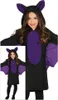 A young girl wearing a bat costume. Produktbild-Vorschau