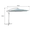 Parasol déporté OAHU rond 3m de diamètre terracotta + Voir les images du produit 7