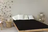 Jersey Spannbettlaken 120x200 cm 100% Baumwolle Schwarz Produktbild-Vorschau 5