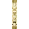 A close-up, straight-on view of a gold-colored watch band. Podgląd zdjęcia produktu
