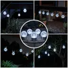 LUMILED 6x Set Solar Kristallglas Hängende LED Kugeln IP44 Produktbild-Vorschau 15