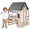 Merax Matschküche Outdoor Holz, Kinder Spielküche mit Produktbild-Vorschau 2