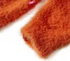 vidaXL Kinderpullover Gestrickt Dunkelorange 140 Produktbild-Vorschau 4