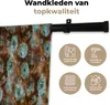 MuchoWow® Wandteppich Wandbehang Blumen - Rosen - Farben Produktbild-Vorschau 3