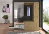 Garderobenkombination Artisan Eiche mit Spiegelglas, Produktbild-Vorschau 5