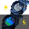Alienwork Seven-color LED Digital Kinderuhr Jungen Mädchen Produktbild-Vorschau 5