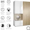 Vladon Vitrine Kommode Hochschrank Morena,  Germany, Korpus Produktbild-Vorschau 5
