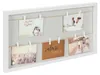 Relaxdays Bilderrahmen mit Wäscheleine, 10 Klammern, für Produktbild-Vorschau 1