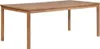 A wooden garden table on a white background. Produktbild-Vorschau