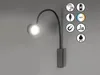 2er SET USB aufladbare Akku Wandlampen Schwarz - Produktbild-Vorschau 3