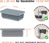 Lamellenstopfen rechteckig 60x30 mm Grau 10 Stück Produktbild-Vorschau 2