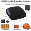 Coffre de toit pour voiture 425 L Sac de toit pliable et Voir les images du produit 4