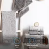 Komfortec 4er Duschtücher 70x140 cm Set aus 100% Baumwolle, Produktbild-Vorschau 2