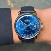 ZEPPELIN 9670-3 Chronograph Uhr Herrenuhr Lederarmband Produktbild-Vorschau 5
