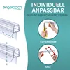 An image showing how to cut a shower seal with a utility knife and a hacksaw. Anteprima dell’immagine prodotto