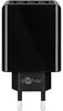 goobay caricatore USB a 4 vie 30W nero Anteprima dell’immagine prodotto 1