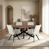 Zita Home Table de salle à manger, ovale, 190 cm, bois de Voir les images du produit 1