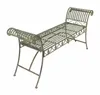 Banc de jardin "œil de paon" en métal, patiné vert en Voir les images du produit 3