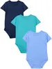 TupTam Kinder Unisex Kurzarm Body Baumwolle 3er Set , Produktbild-Vorschau 1