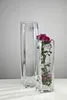 4er Set Glasvasen Blumenvasen SQUARE H. 20cm 6x6cm Produktbild-Vorschau 2