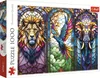 Puzzle 1000 elementów Witraż Zwierzęta Trefl Náhľad obrázku produktu 6