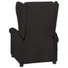 vidaXL Relaxsessel Schwarz Stoff Produktbild-Vorschau 3