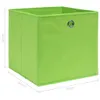 vidaXL Aufbewahrungsboxen 4 Stk. Grün 32x32x32 cm Stoff Produktbild-Vorschau 6