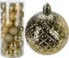 Bruchsichere Weihnachtskugeln Gold 6 cm 35 St. Produktbild-Vorschau 25