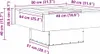 vidaXL Feuerstelle Rostoptik 80 x 80 x 40 cm Produktbild-Vorschau 7