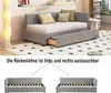 MODFU Schlafsofa Tagesbett 90x200cm mit 2 Schubladen und Produktbild-Vorschau 3
