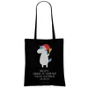 Mr. & Mrs. Panda Tote Bag Einhorn Weihnachtsmann - Schwarz Produktbild-Vorschau 2