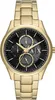 A product shot of a gold Armani Exchange watch with a black dial. Produktbild-Vorschau