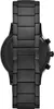 A close-up, top-down view of a black watch band. Anteprima dell’immagine prodotto