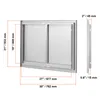 Přístupová dvířka ke grilu VEVOR, 762 x 532 x 45 mm, Náhled obrázku produktu 8