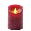 A red LED candle with a flickering flame. Podgląd zdjęcia produktu