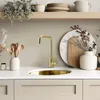 Umývadlo Pure.Sink Rondo, zlaté, kulaté, vhodné pro montáž Náhled obrázku produktu 2